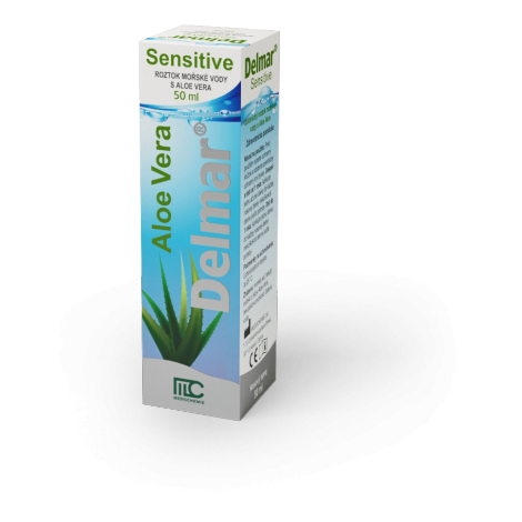 E-shop Delmar Sensitive nosový sprej s Aloe Vera 50 ml