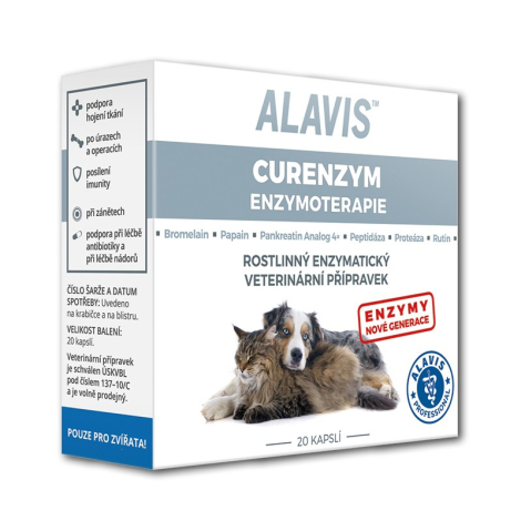 E-shop Alavis enzymoterapia pre psy a mačky 20 kapsúl