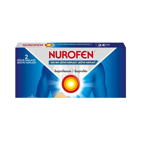NUROFEN 200 mg liečivá náplasť 2 ks