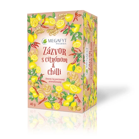 Megafyt Zázvor s citrónom a chilli 20X2G