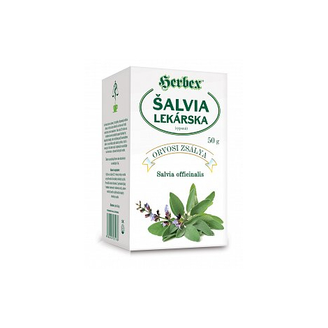 Herbex Šalvia lekárska sypaný čaj 50g