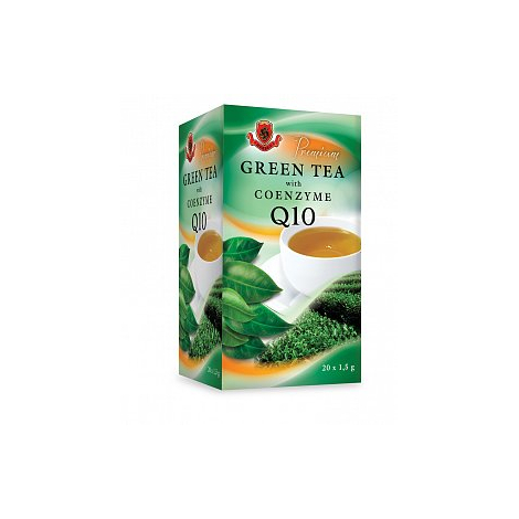 Herbex Premium Green tea s Q10 zelený čaj 20x1,5 g