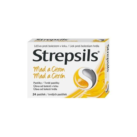 Obrázok Strepsils Med a Citrón