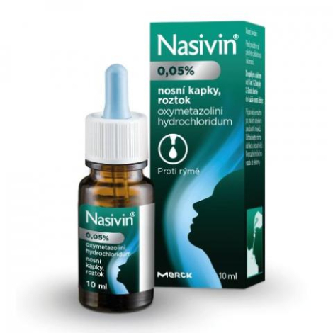 E-shop Nasivin0,05% pre dospelých kvapky 10 ml