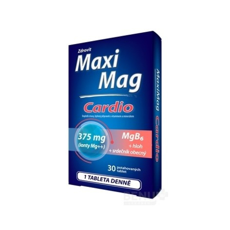 Obrázok Zdrovit MaxiMag CARDIO Mg 375 mg + B6