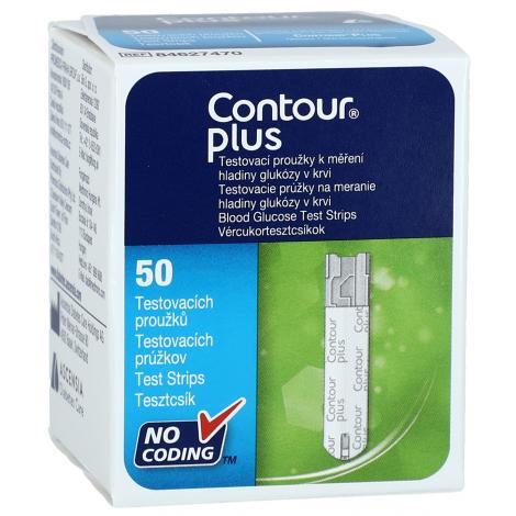 Contour Plus testovacie prúžky 1x50 ks
