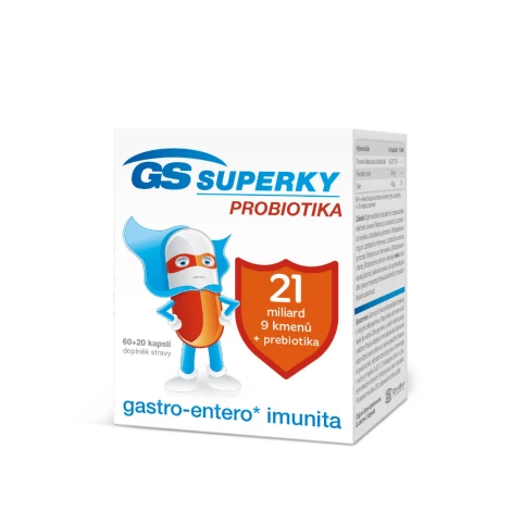  GS Superky Probiotika 60 + 20 cps