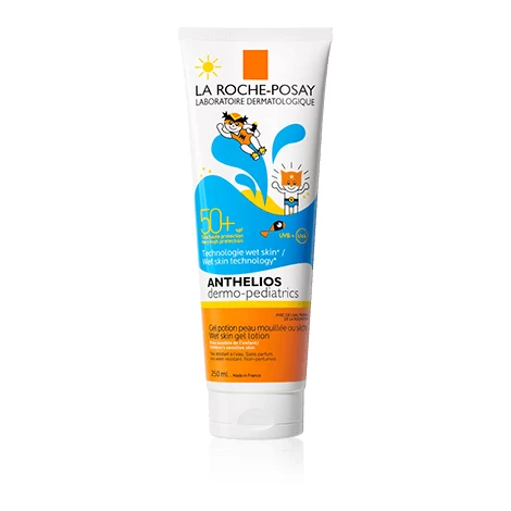 La Roche-Posay ANTHELIOS Wet Skin gélové mlieko pre deti SPF 50+ 250 ml