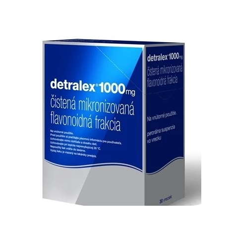 Detralex 1000 mg perorálna suspenzia 30 vreciek