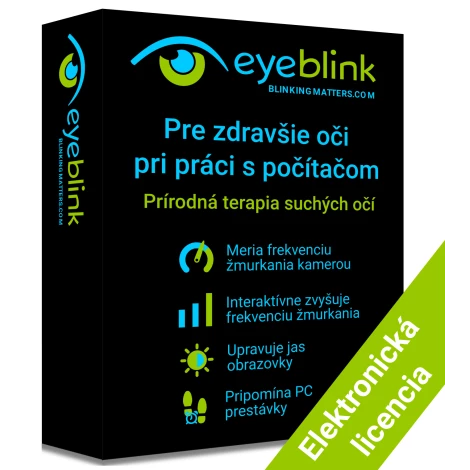 Eyeblink aplikácia na prevenciu suchých očí