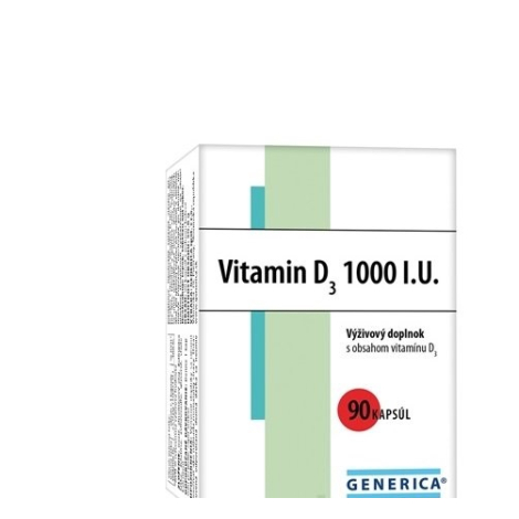 E-shop Generica Vitamin D3 1000 I.U. 90 cps