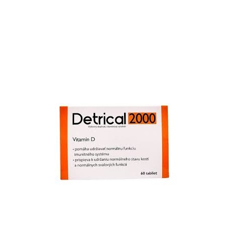 Detrical 2000 tbl vitamín D 60 ks