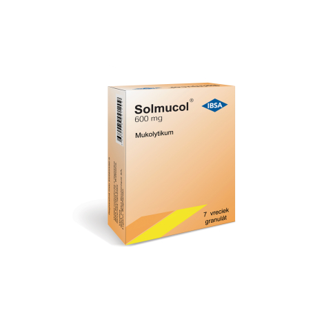 Solmucol 600 mg granulát 7 sáčkov