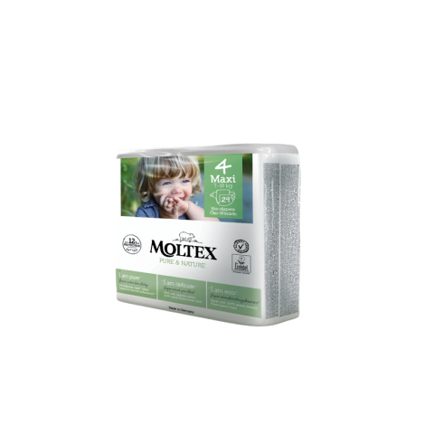 Moltex 4 detské prírodné plienky Maxi 7-18 kg 29 ks