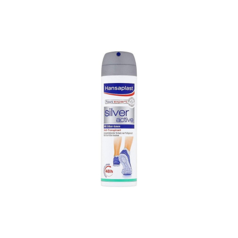 E-shop Hansaplast Silver Active Antiperspirant 48 h sprej na nohy 150 ml
