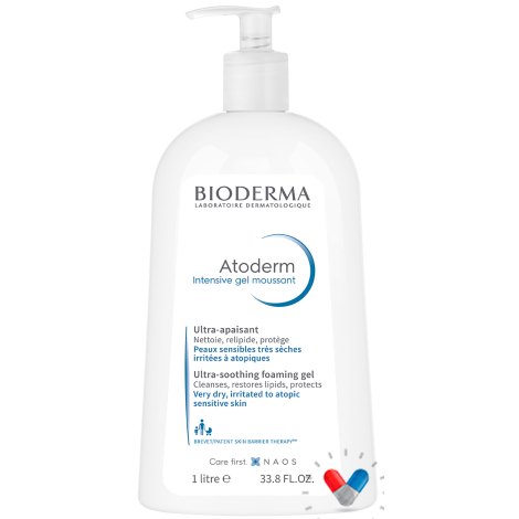 BIODERMA Atoderm Intensive Gel moussant 1000ml