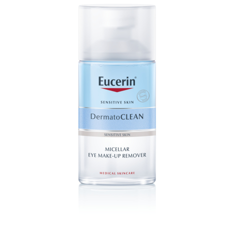 Eucerin odličovač voděodolného očného make-upu DermatoCLEAN 125 ml