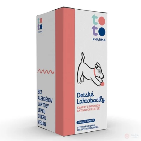 TOTO Detské Laktobacily kvapky 10 ml