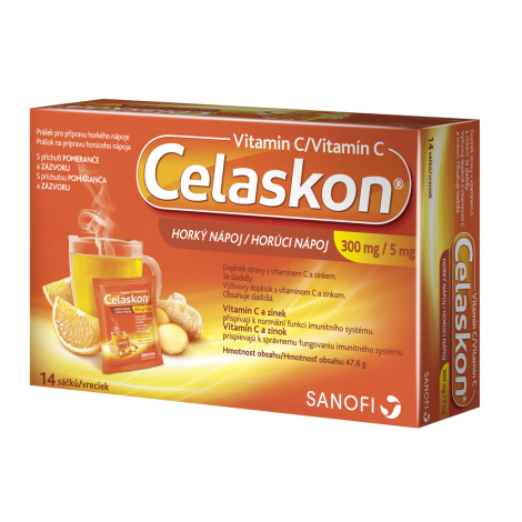 Obrázok CELASKON Horúci nápoj 300/5mg 14vreciek