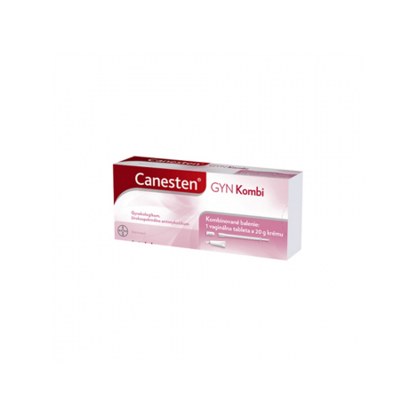 Canesten GYN Kombi 1 vaginálna tableta 500 mg + krém 20g