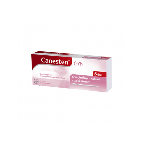 Canesten GYN 6 dní 6 vaginálnych tabliet 100 mg