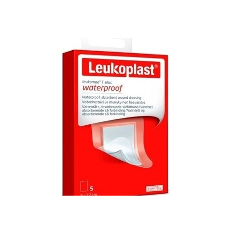E-shop Leukoplast leukomed t plus absorbčná náplasť na rany 5 x 7,2 cm 1 x 5 ks