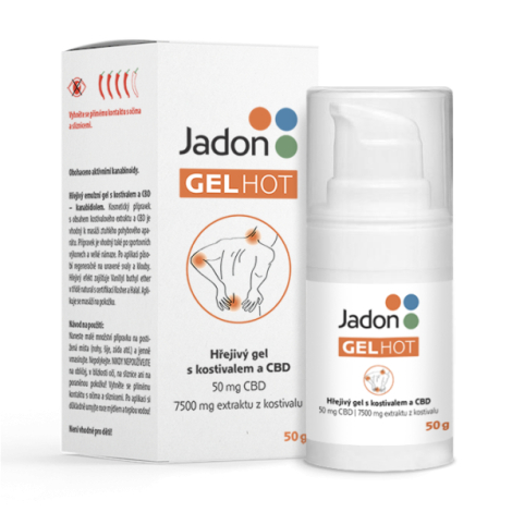 E-shop Jadon GEL HOT hrejivý gél s kostihojom a CBD 50 g