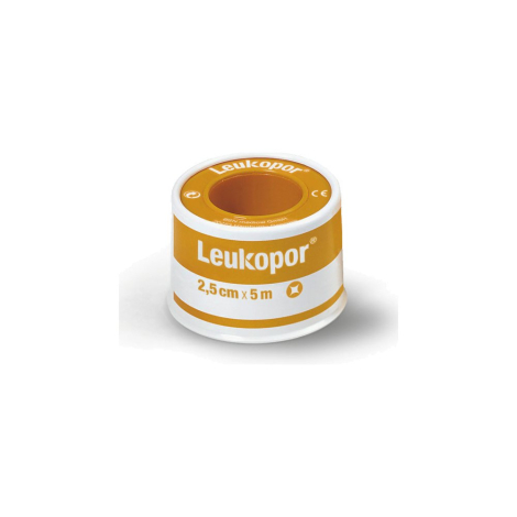 E-shop Leukopor náplasť na cievke 2,5 cm x 5 m
