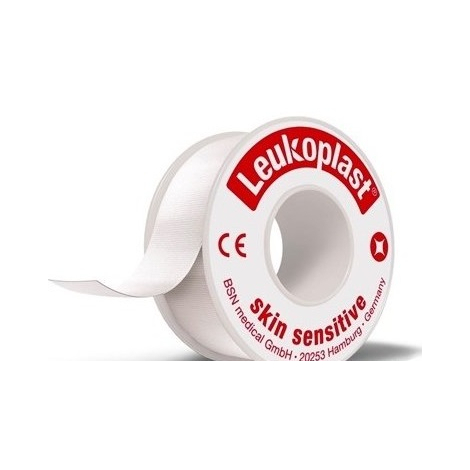 E-shop Leukoplast lskin sensitive náplasť na cievke 2,5 cm x 2,6 m 1 x 1 ks