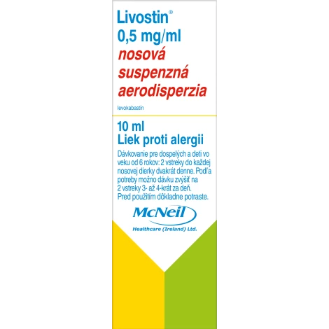Livostin nosová suspenzná aerodisperzia 10 ml