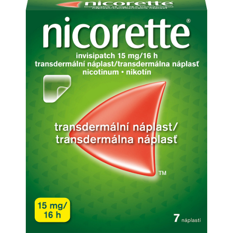 E-shop Nicorette invisipatch 15 mg/16h emp.tdm.7 náplastí