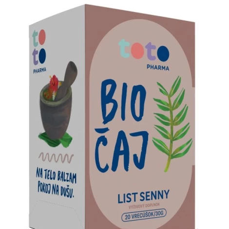 TOTO BIO LIST SENNY vrecúška 20x1,5 g