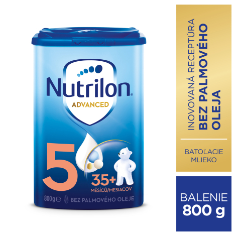 E-shop Nutrilon Advanced 5 batoľacia mliečna výživa v prášku (od 35 mesiacov) 800 g