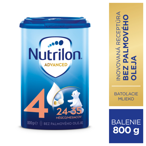 E-shop Nutrilon Advanced 4 batoľacia mliečna výživa v prášku (24-35 mesiacov) 6x800 g