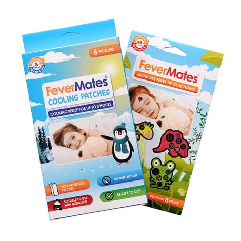 E-shop FeverMates monitors nálepkové teplomery pre deti 8 ks