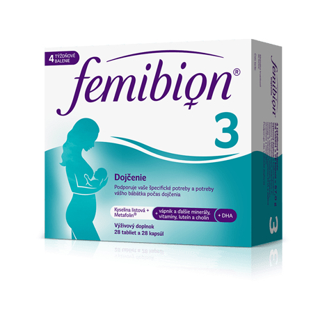 Femibion 3 Dojčenie 28tbl + 28cps