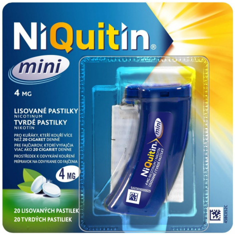 NiQuitin Mini 4 mg 20 past