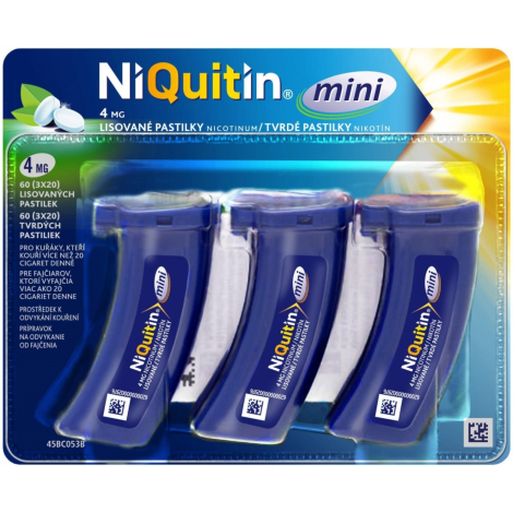 NiQuitin Mini 4 mg 60 past
