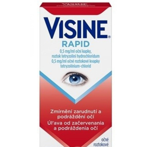 E-shop Visine Rapid 0,5 mg/ml očné roztokové kvapky int.opo.1 x 15 ml/7,5 mg