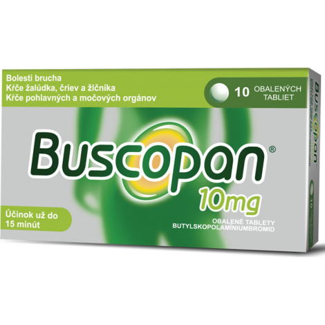 Buscopan tbl.obd.20 x 10 mg