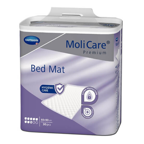 MoliCare Premium Bed Mat Textile 7 kvapiek 60X90 cm textilná absorpčná podložka , 30 ks
