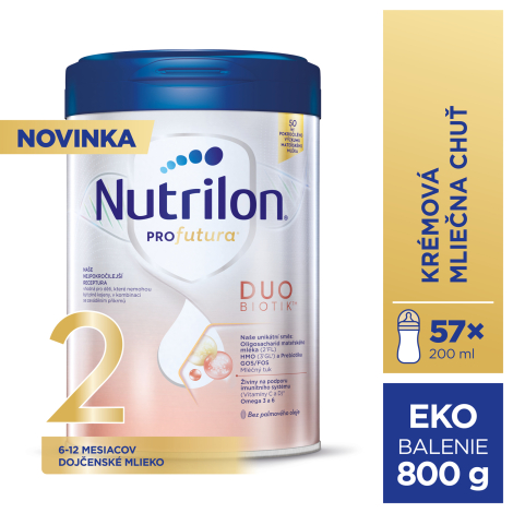 E-shop Nutrilon 2 Profutura Duobiotik následná dojčenská výživa (6-12 mesiacov) 4x800 g