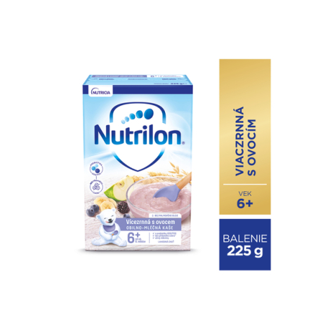 Nutrilon Pronutra Viaczrnná mliečna kaša s ovocím od uk. 6. mesiaca 225 g