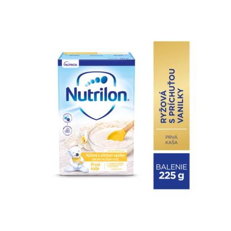 Nutrilon Pronutra Prvá mliečna kaša ryžová s príchuťou vanilky od uk. 4. mesiaca 225 g