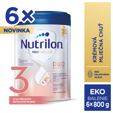 E-shop Nutrilon 3 Profutura Duobiotik 6x800g batoľacie mlieko (12-24 mesiacov)