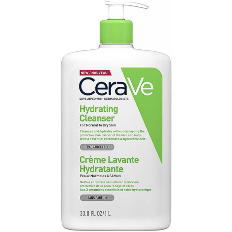 E-shop CeraVe Hydratačná čistiaca emulzia na normálnu až suchú pokožku 1000 ml