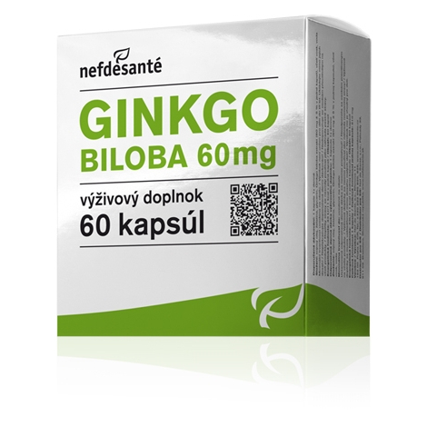 E-shop nefdesanté GINKGO BILOBA 60 mg 60 cps