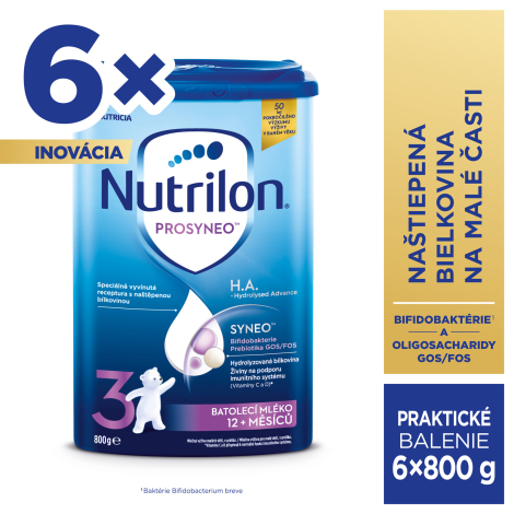 Nutrilon 3 PROSYNEO H.A. - Hydrolyzed Advance (12+ mesiacov) 6x800g