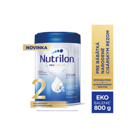 Nutrilon 2 Profutura CESARBIOTIK následná dojčenská výživa (6-12 mesiacov) 800 g