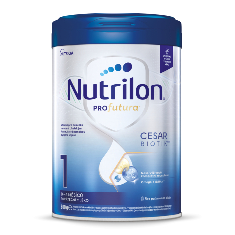 Nutrilon 1 Profutura CESARBIOTIK 6x800g počiatočná dojčenská výživa (0-6 mesiacov)